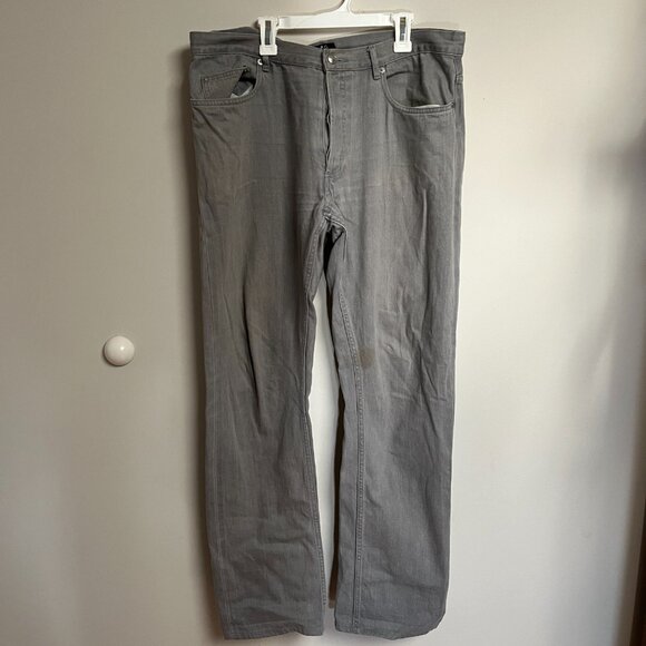 A.P.C. Mid-Rise Gray Straight Leg Jeans - Picture 1 of 4